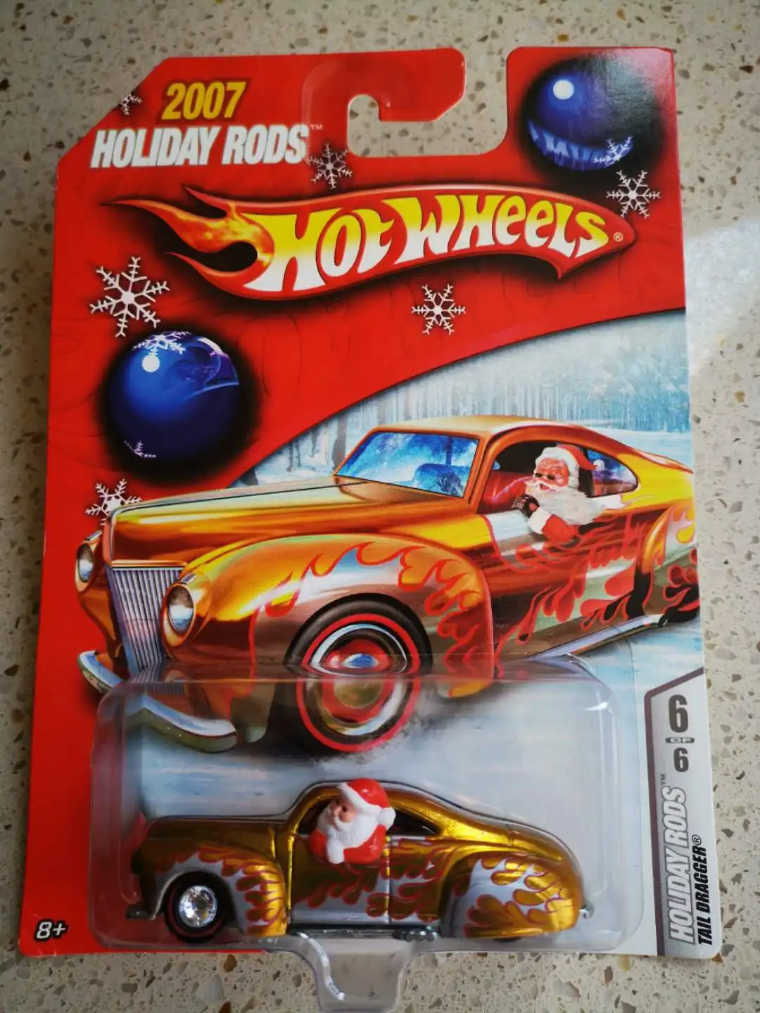 

HOT WHEELS 1/64 2007 Christmas Santa Claus Collection Metal Die-cast Simulation Model Cars Toys