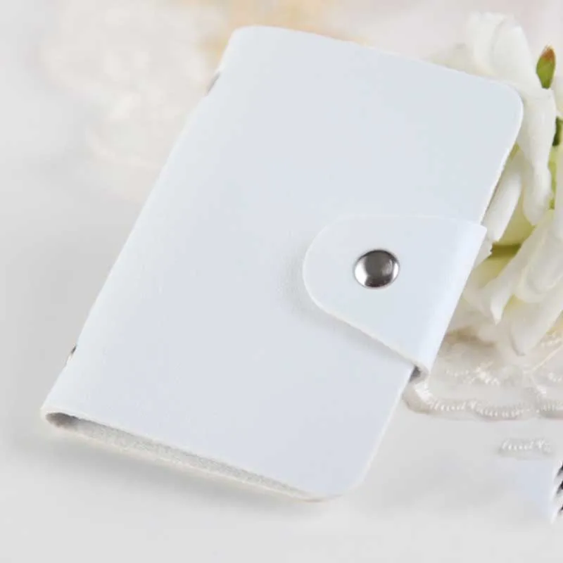 Дорожный кошелек/держатель для ID карты из искусственной кожи RFID унисекс безопасность кредитный пропуск Air билетов многофункциональный пакет Обложка для паспорта - Цвет: White