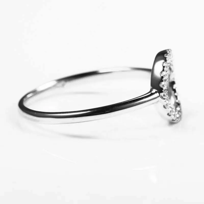 Обручальное кольцо из стерлингового серебра 925 пробы AAA Градуированный