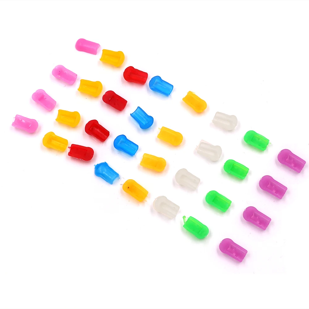 Неоновые световые концевые заглушки 100 шт. для 12 В постоянного тока 24 5