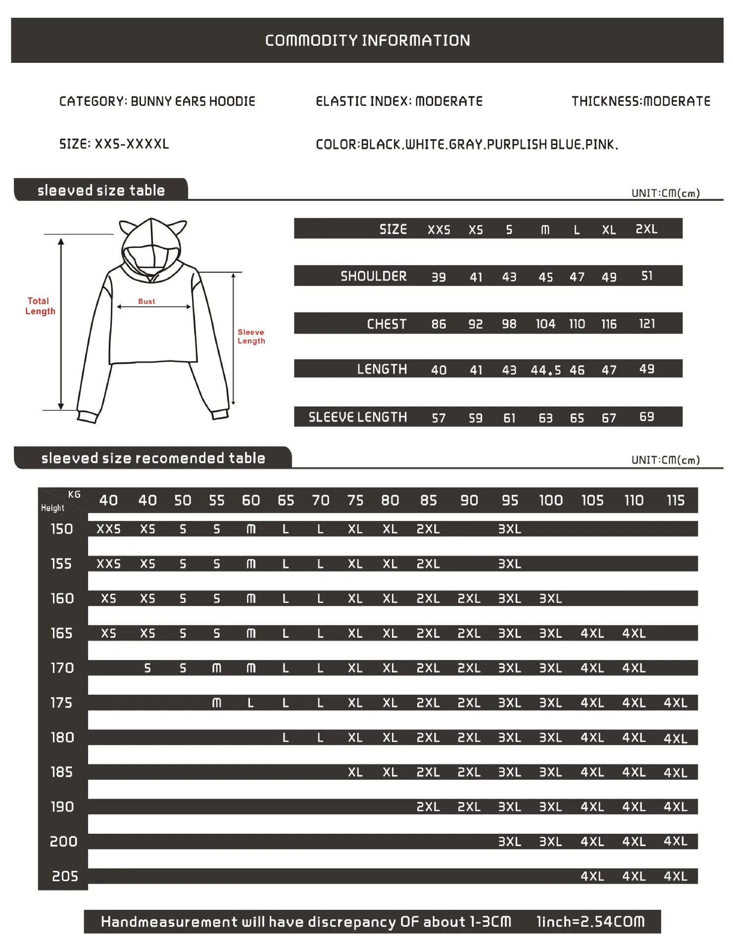 Cotton Pink Hoodie Crop Sweatshirts Cat Ear Hat High Waist Woman Pattern Printing Womens Clothing Streetwear 2019 | Женская одежда