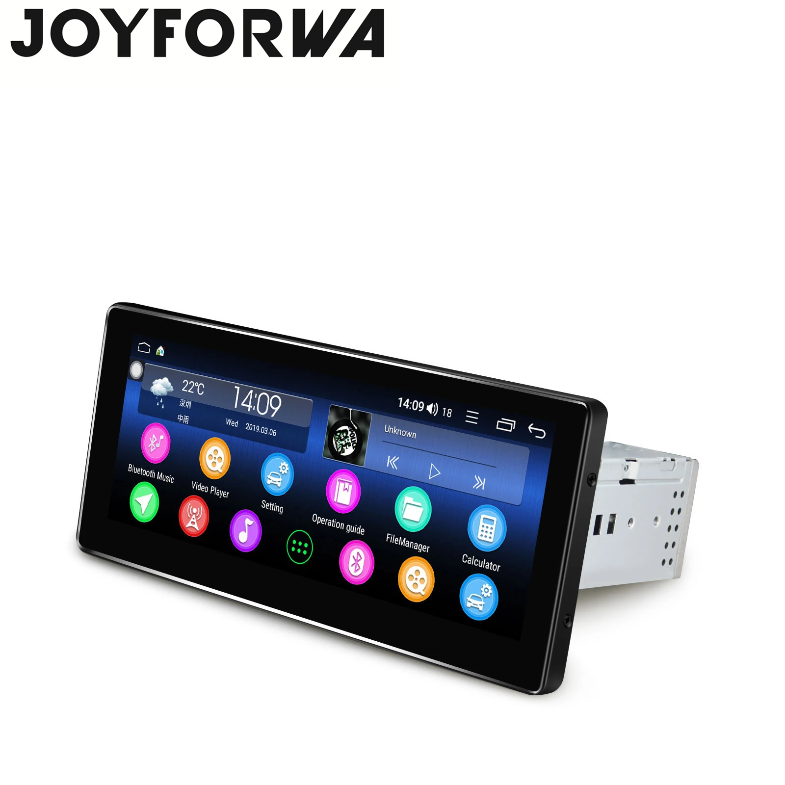 Автомобильный мультимедийный плеер восемь ядер экран 8 дюйма Android 4G SIM