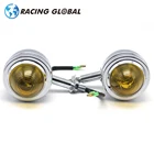 Чехол ALCON в стиле ретро для указателей поворота, чехол для BMW R50, R1, R12, R, 71, R, 75, задняя крышка, изменения яркости, M72, хромированный, белый цвет