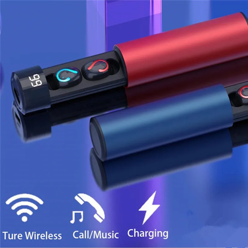 Беспроводные наушники Q67 Bluetooth 5 0 TWS Спортивная гарнитура для режима свободные