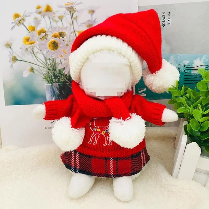 

Рождественский комплект, Одежда для кукол 17 см, детская одежда, можно заменить, плюшевая мягкая плюшевая игрушка, одежда и бизнес-игрушка из ...