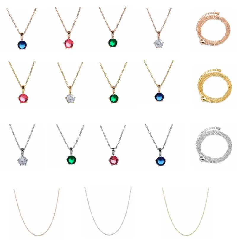 Высокое качество Модный круглый циркон кулон подходит для женщин/девочек-гостей
