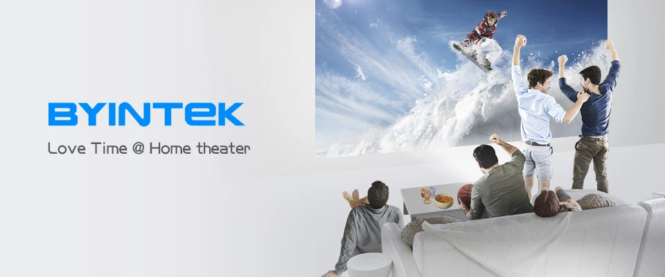 BYINTEK CLOUD C600LST короткая голограмма дневного света 3LCD видео XGA WXGA 1080P FUll HD проектор для кино образование бизнес