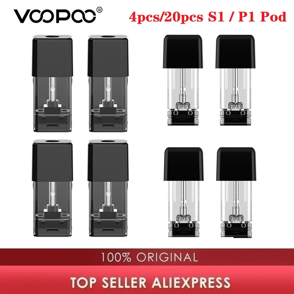 До 20 шт. VOOPOO Drag NANO Pod картридж 1 0 мл S11.8ohm катушка и 6 P1 с 1.5ом для Vape Pod|Аксессуары| |