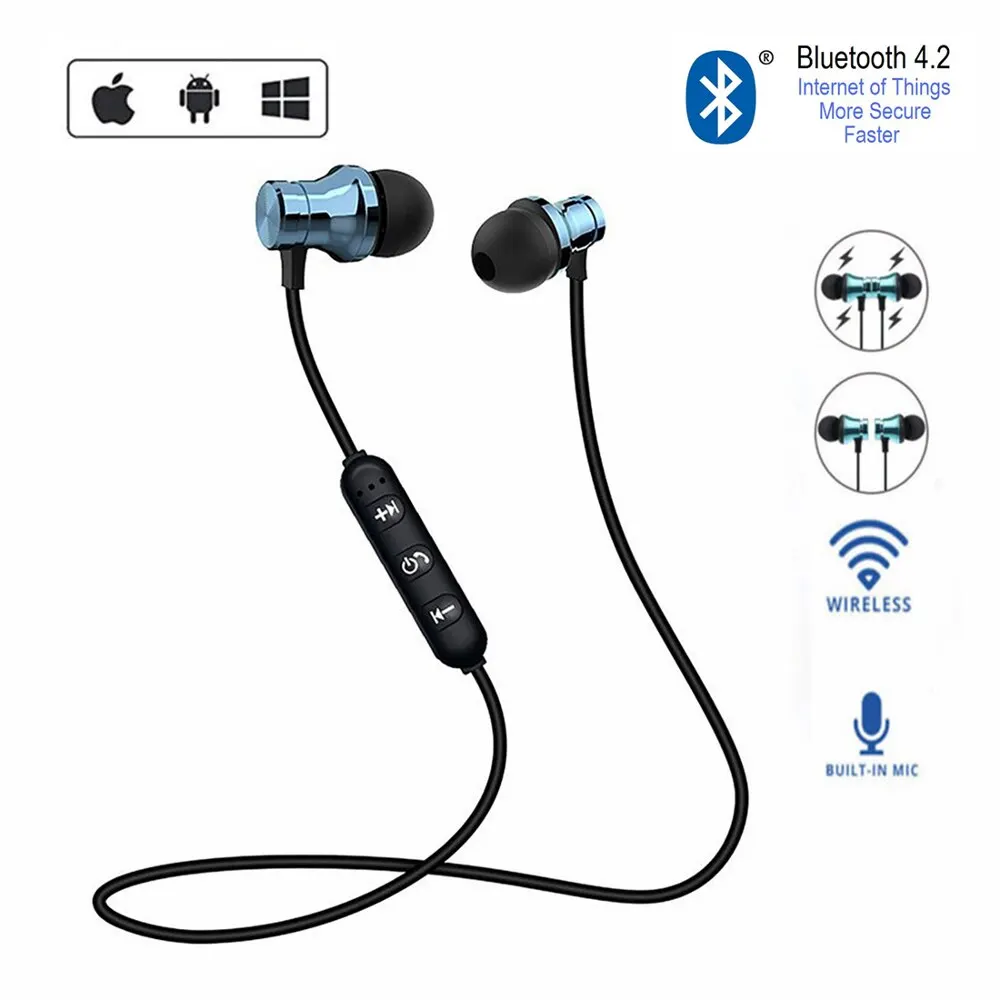 Спортивные Беспроводные наушники XT11 для бега с Bluetooth гарнитура активным