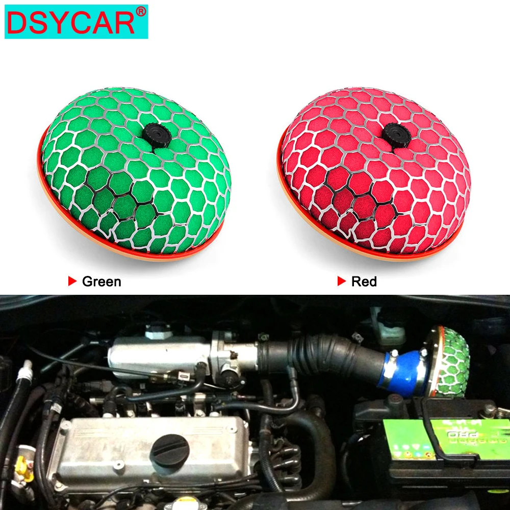 DSYCAR 1 комплект 80 мм воздушный фильтр мини-гриб головка для автомобиля мотоцикла