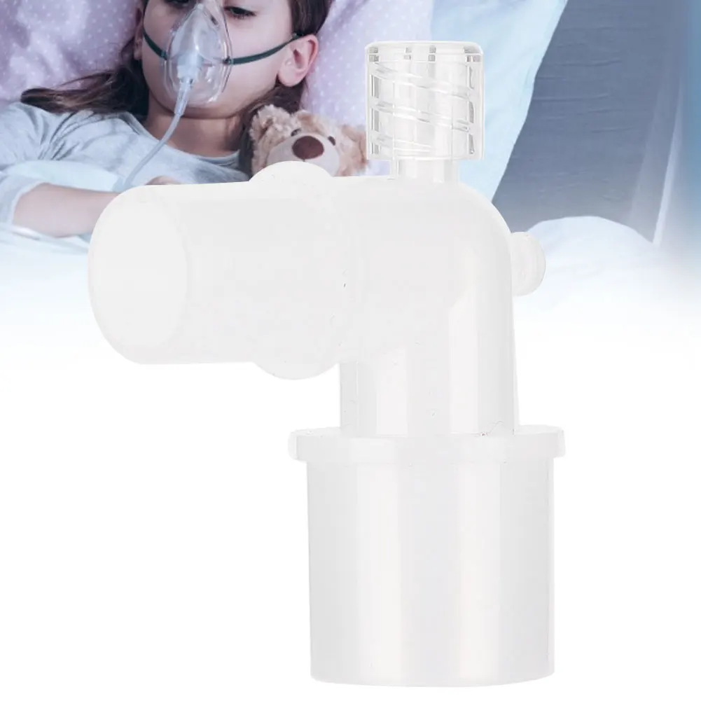 

L Shaped Plastic Hose Connector Breathing Tube Connection Adapter For Ventilation Tube Ventilator Accessories Medical Equipment
