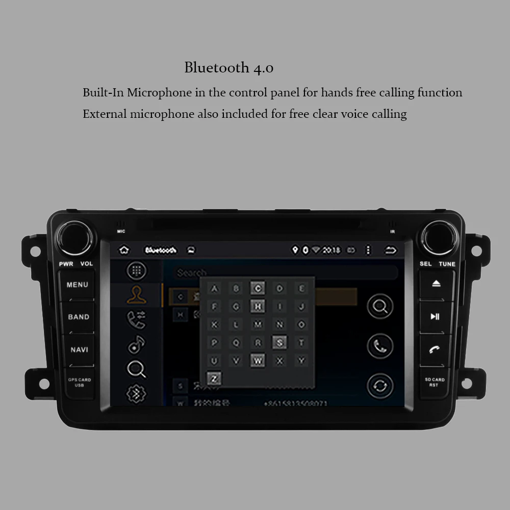 8&quot Android 10.0 Car GPS Navigation For Mazda CX9 CX-9 2007-2017 Radio Multimedia DVD Player with Bluetooth WiFi Mirror Link |