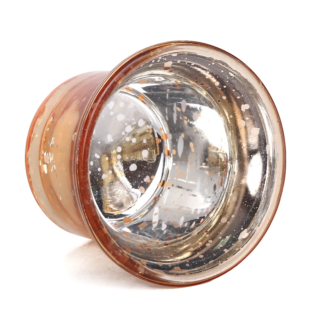 Держатели для свечей из ртутного стекла 4 0 см (набор 6)-держатели свадеб и