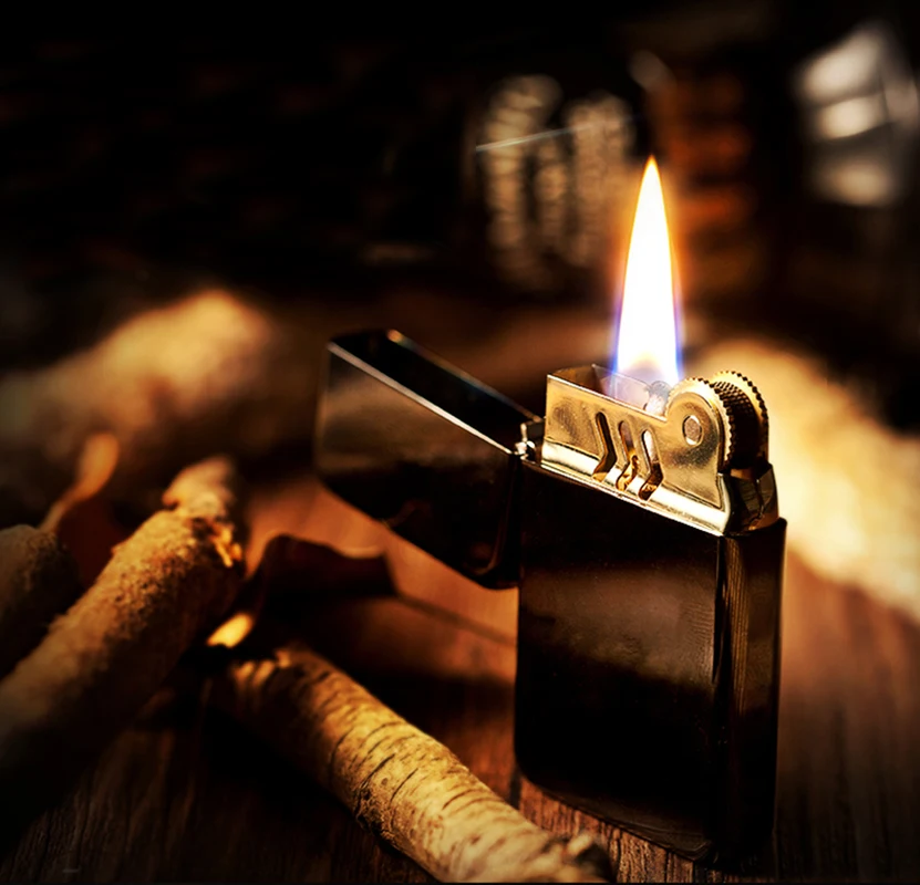 Новый главный чистая медная зажигалка персонализированная оригинальность