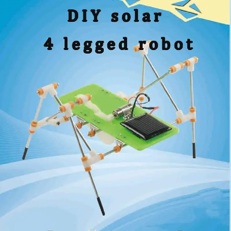Лидер продаж новая версия интересные DIY солнечный четвероногий Робот детские