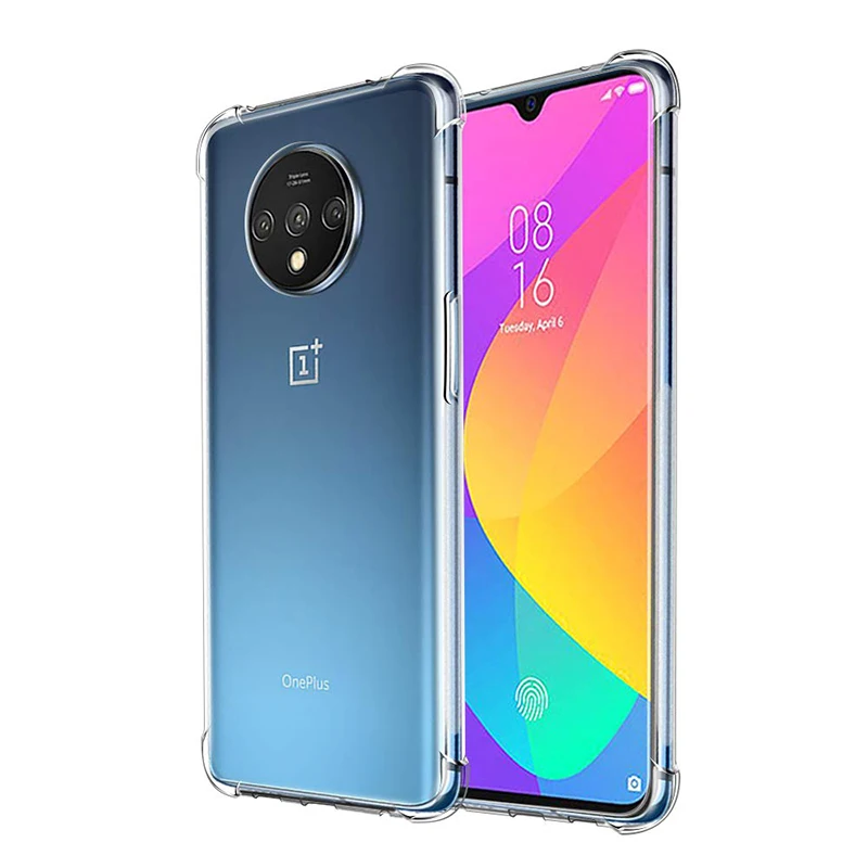 Lainergie для OnePlus 7 T Чехол Подушка безопасности Супер защита мягкая прозрачная
