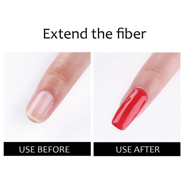 Nail Art нетканые шелковые гелевые наконечники набор для наращивания стекловолокна DIY Маникюрный аксессуар JIU55