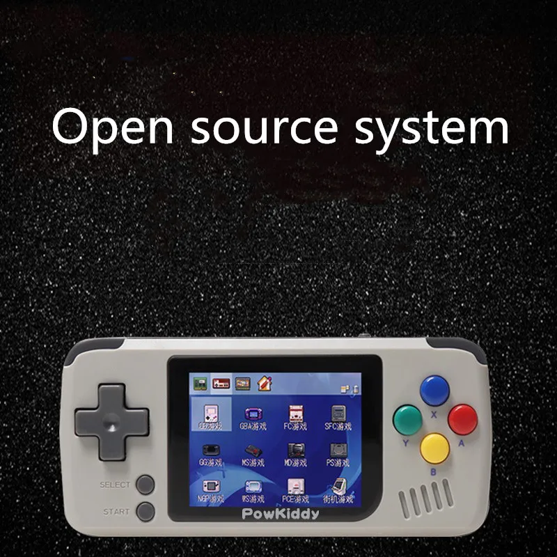 Новая Обновленная портативная игровая консоль Powkiddy Q70 ips в стиле ретро, открытая система linux, встроенный 12 эмуляторов, аккумулятор 1000 мАч, игровое устройство