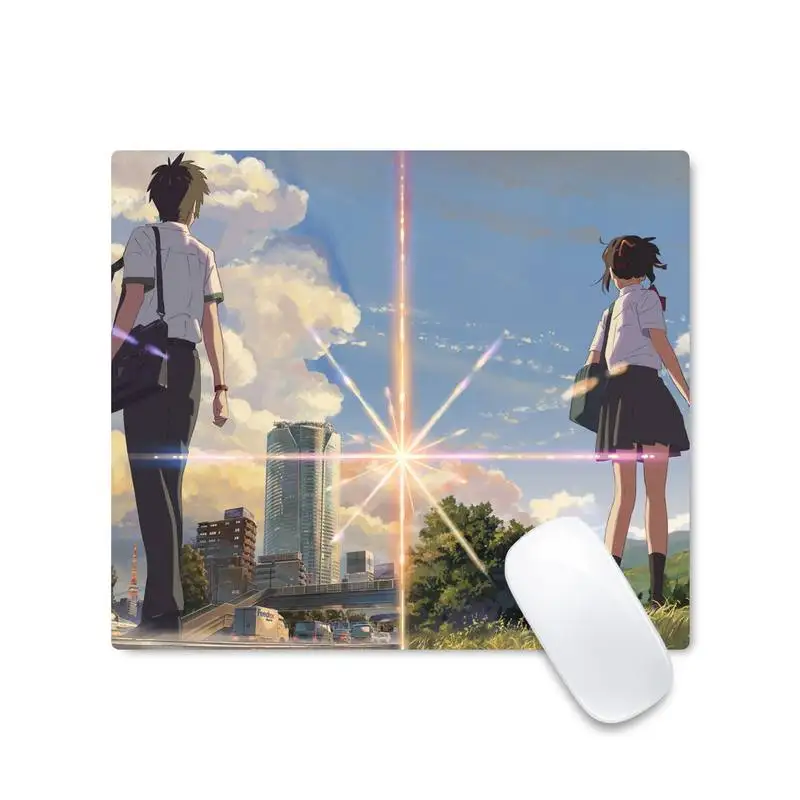 

your name Rubber Mouse Durable Desktop Mousepad Non-slip Cushion Square Thickness 2mm