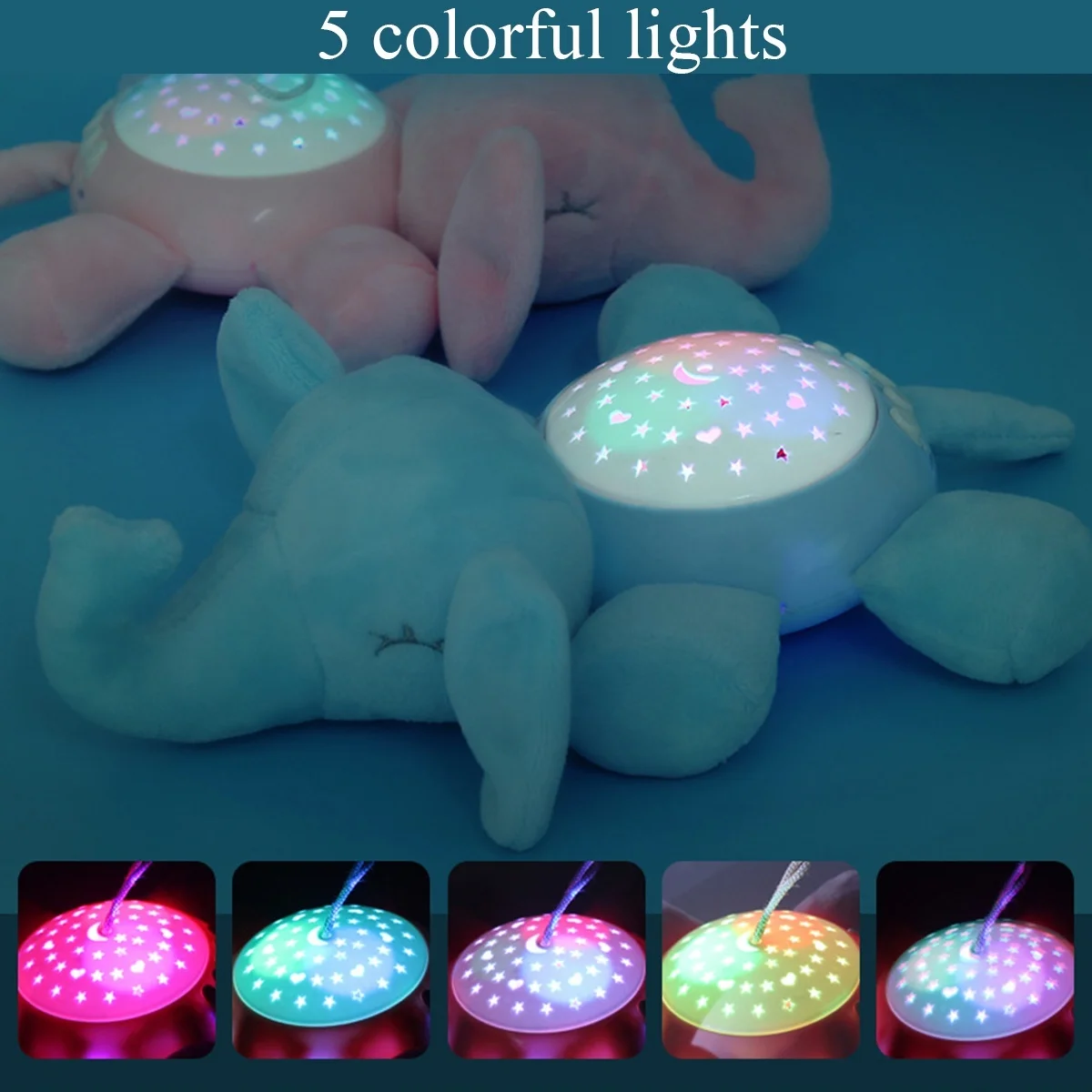 СВЕТОДИОДНЫЙ ночник в виде звезд милая конструкция проектор детские игрушки для