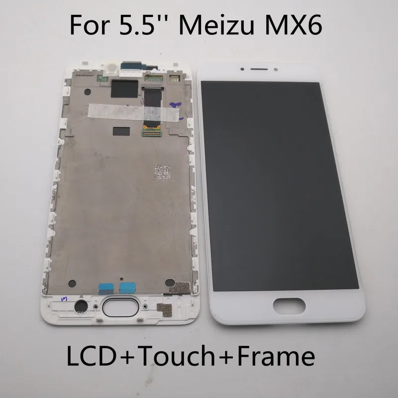 Оригинальный ЖК экран 5 дюйма для Meizu MX6 дигитайзер сенсорной панели дисплей с