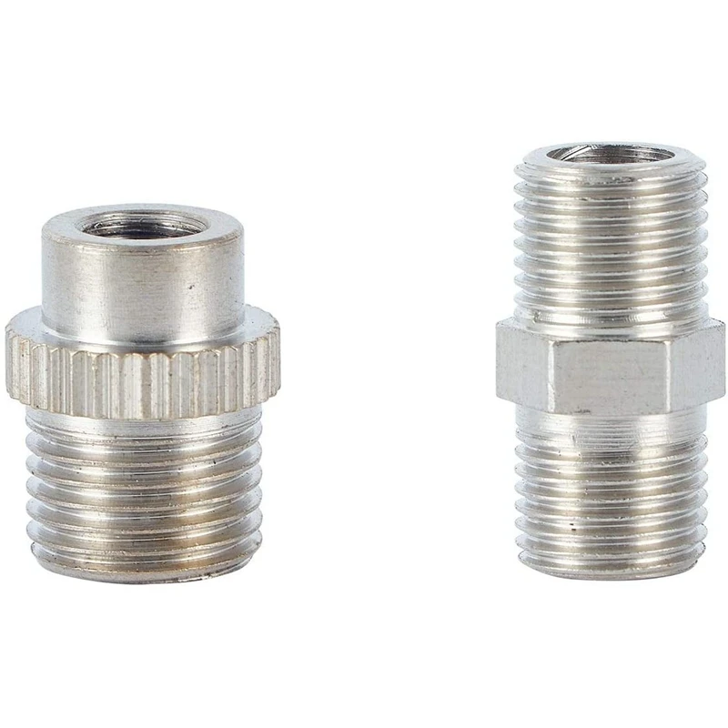 

8 Pieces Airbrush Flexible Adapter Fitting Connector Set for Compressor and Airbrush Hose