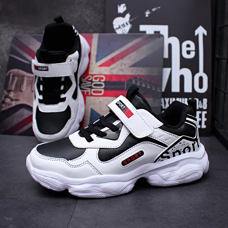 Осенняя Новинка Детская обувь для бега Модная повседневная спортивная