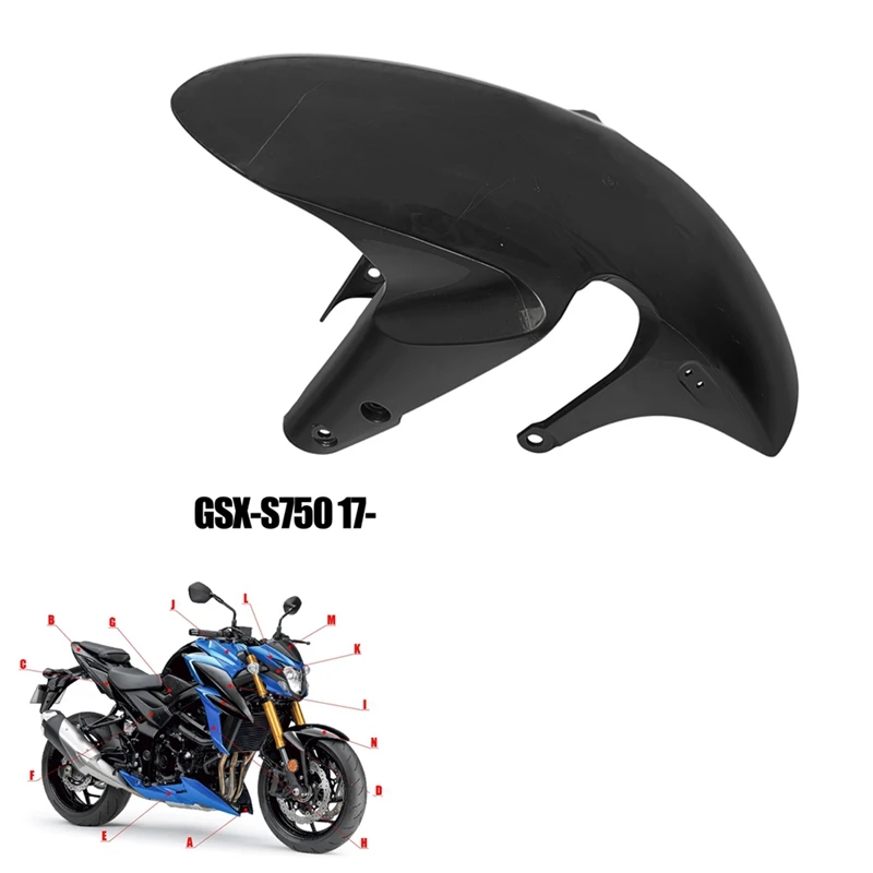 

Передний брызговик мотоцикла, брызговик, брызговик для Suzuki GSX-S 750 GSXS750 2017 2018 2019 2020 2021, неокрашенный