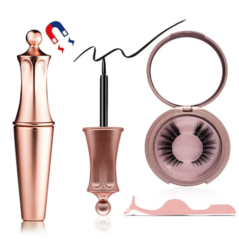 3D норковые волосы Магнитная ресница костюм долговечные натуральные