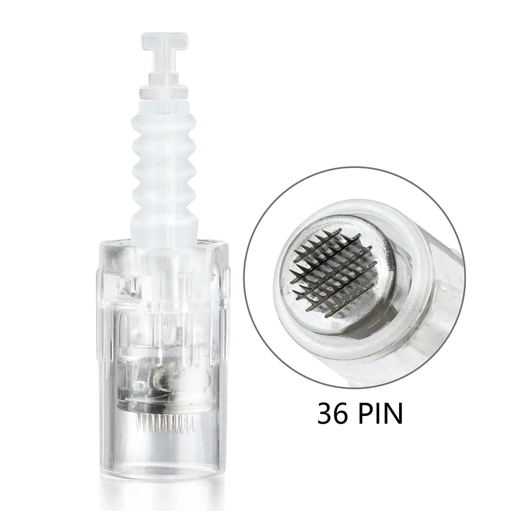 20 шт./лот микро иглы 9/12/36 pin/nano картридж Замена для MYM дермы перо микро нано иглы Советы иглы для татуировки