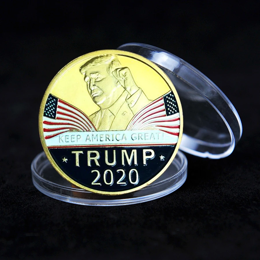 2020 г. президент США памятная монета Дональд Дж. Превосходные коллекционные