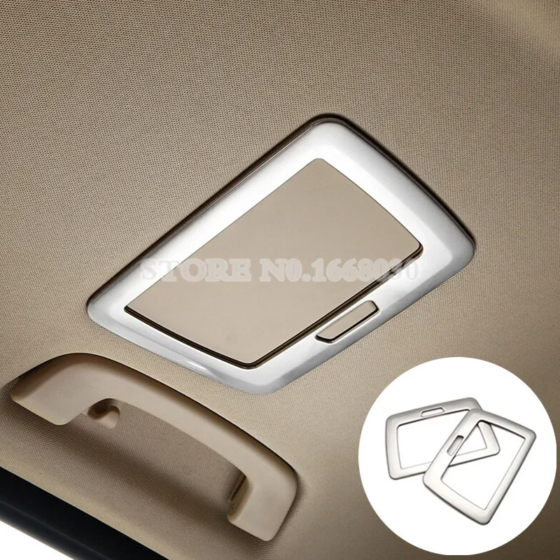 Внутренняя заднего зеркало для нанесения макияжа светильник накладка 2 шт. BMW 5