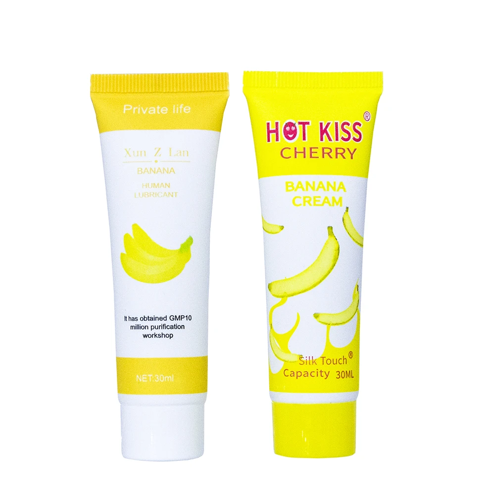 Лубрикант для секса 30 мл на водной основе со вкусом банана интимное масло