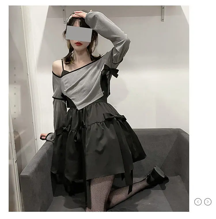 

Girl gothic dresses vestido de mujer fashion Summer plaid dresses short Sleeve korean style Dress Women Vestidos bandage dress