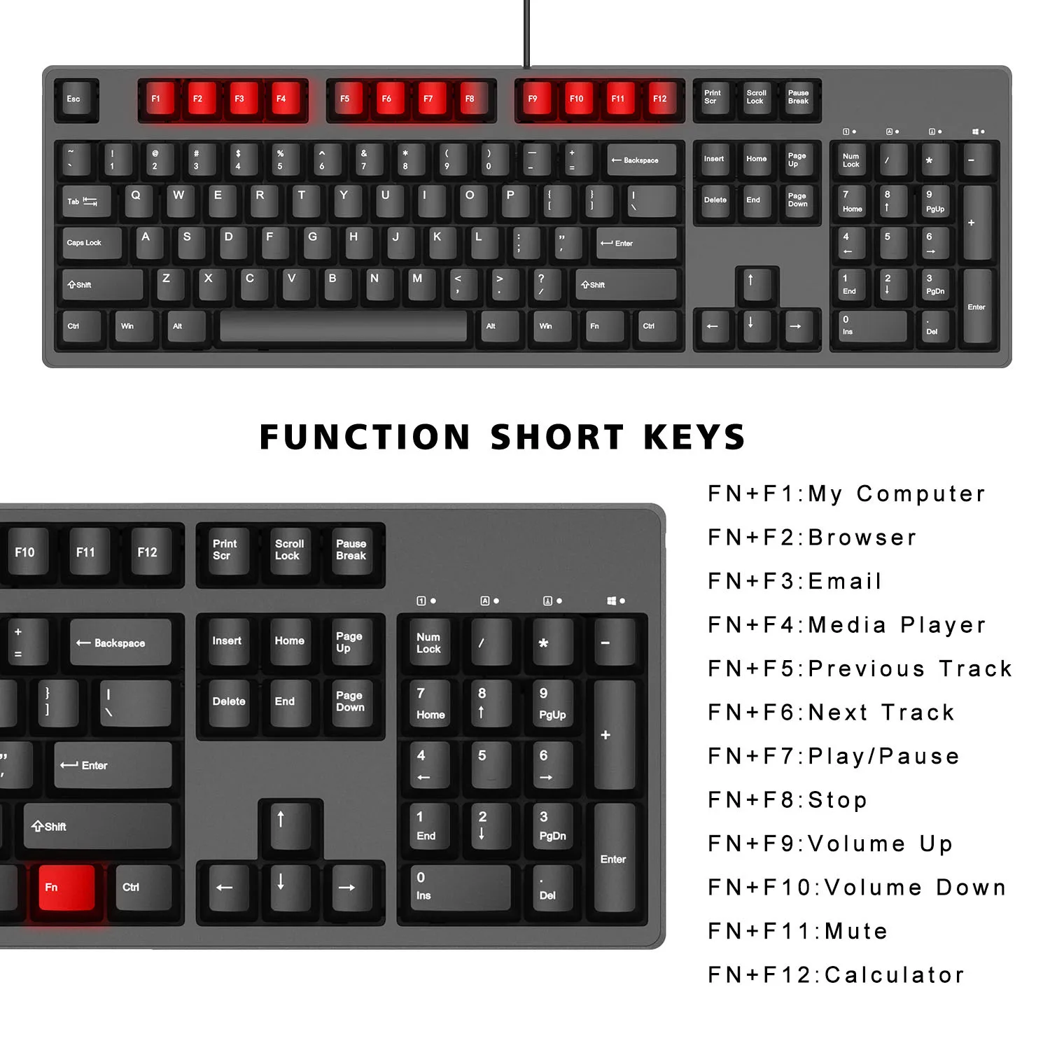 HELLO GANSS механическая клавиатура 104 клавиш Cherry MX Axis body 104 клавиш PBT keycaps Коричневый Красный Синий переключатель настольная игровая клавиатура