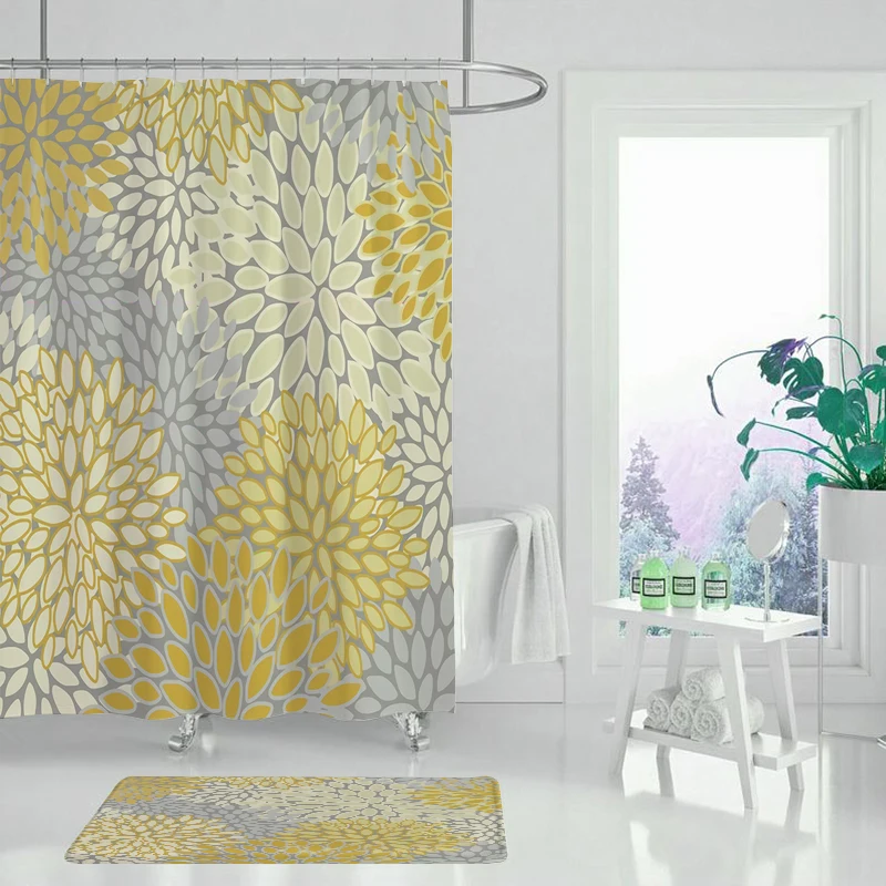 Занавеска для душа ванная комната водонепроницаемая занавеска современное