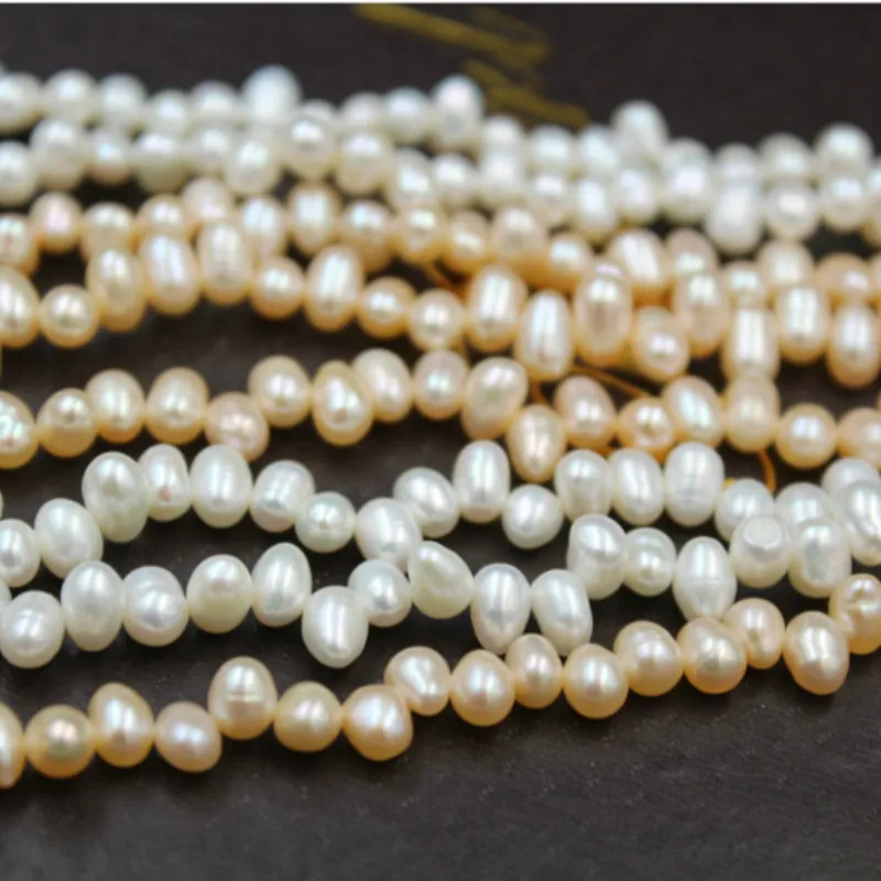 Бусины Из Натурального пресноводного жемчуга бусины россыпью с ручным