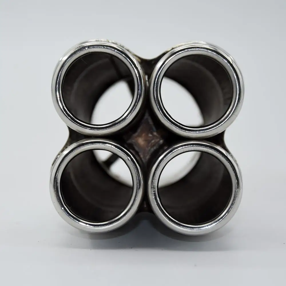 Универсальный автомобильный глушитель из нержавеющей стали для выхлопной трубы