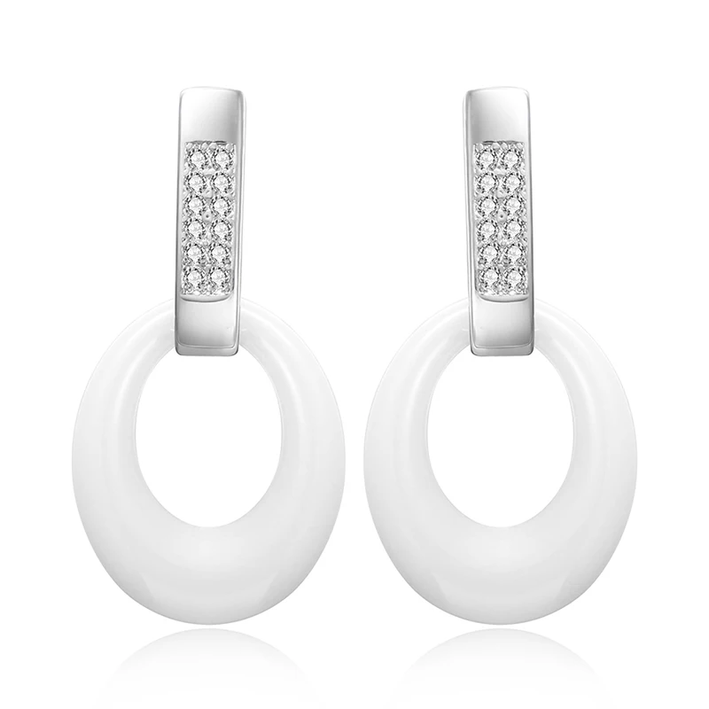 Изысканное женское свадебное ожерелье серьги ювелирный набор здоровые