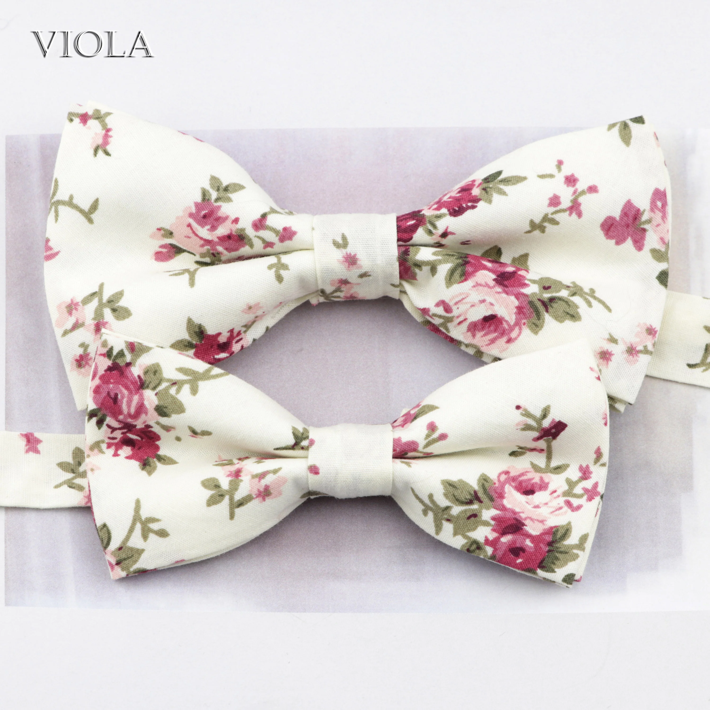 100% Cotton Floral Parent-Child Bowtie Sets Chic Men Women Kids Butterfly Beautiful Party Dinner Wedding Bow Tie Gift Accessory |