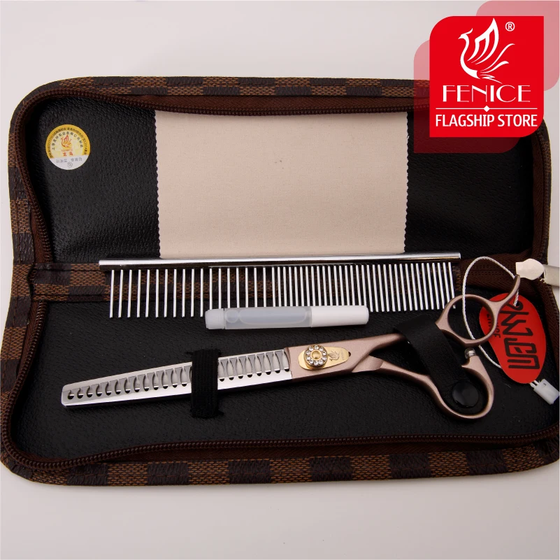 

Professional Jp440c 7.0 Inch 7.5 Inch High-End Pet Dog Grooming Scissors Thinning Shears Thinning Rate About 75%