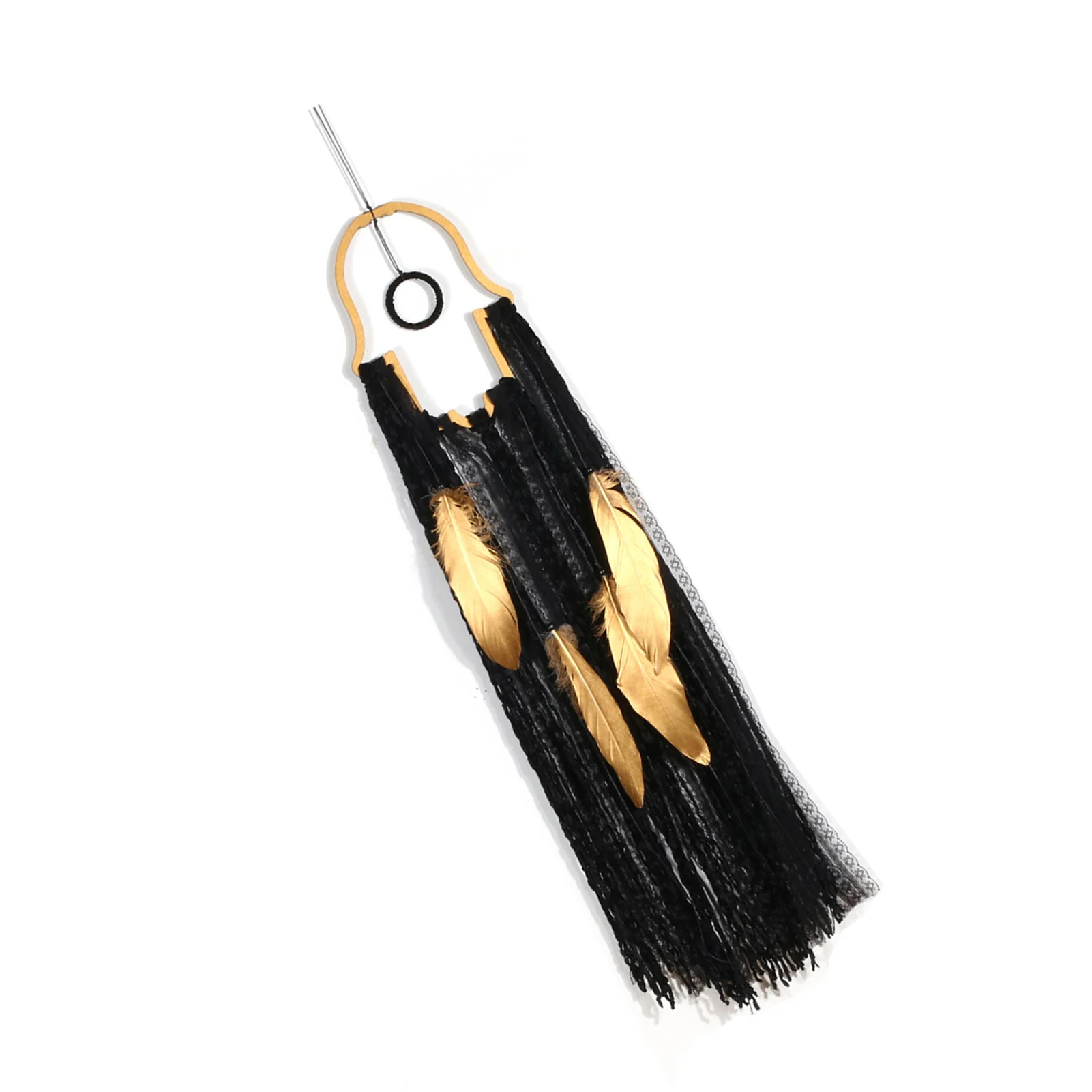 

Black Dream Catcher Feather Hanging Ornament Wall Pendant Home Decoration Art Gifts Valentine's Day Gifts
