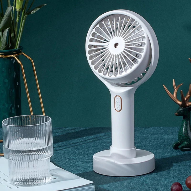 

Portable Handheld Mini Fan for Home Rechargeable Portable Air Conditioner Table USB Fans Built-in Battery