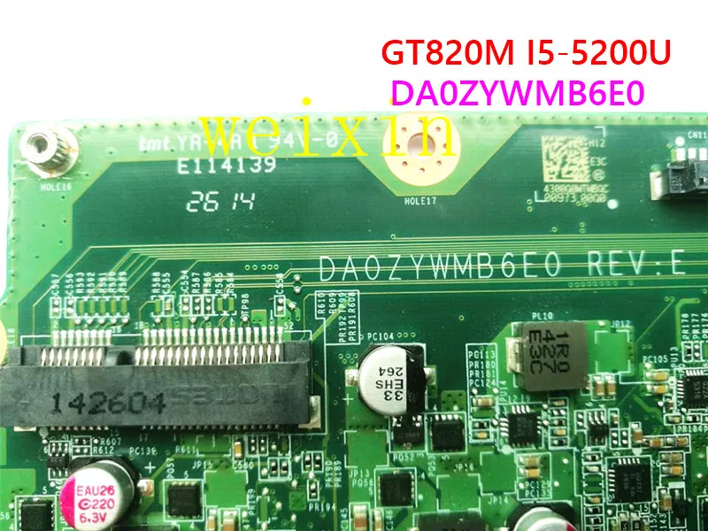 DA0ZYWMB6E0 материнская плата для ноутбука ACER Aspire E5 771 771G Core GT820M I5 5200U SR23Y DDR3 100% тесты