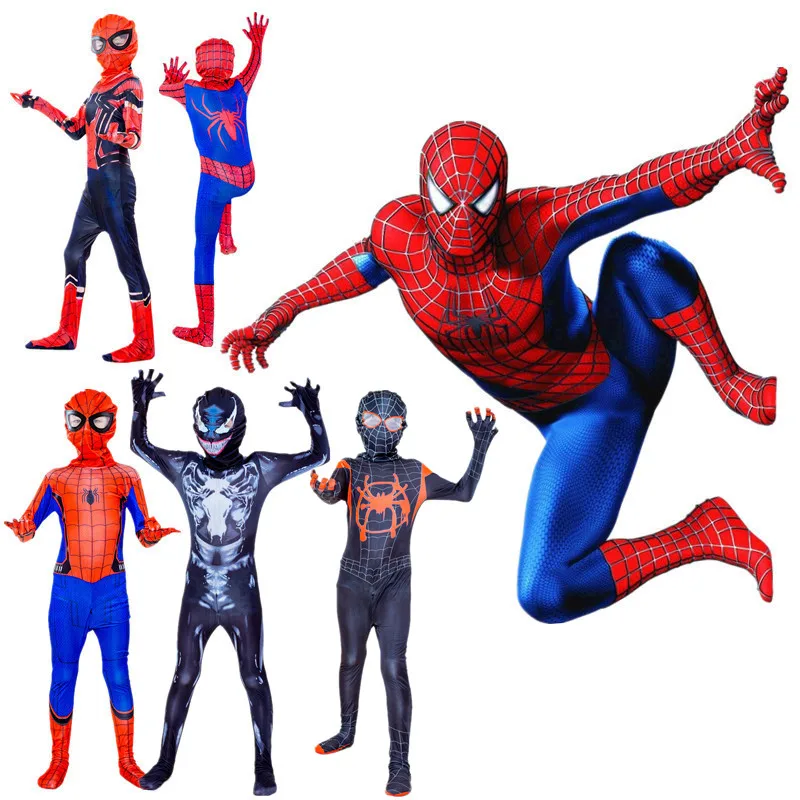 Детский костюм Человека паука/Веном/Дэдпула детские колготки для косплея
