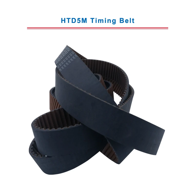 

timing belt HTD5M 1455/1490/1500/1520/1525/1530/1540/1550 /1575/1585/1595 circle-arc teeth belt width 15/20/25/30 mm