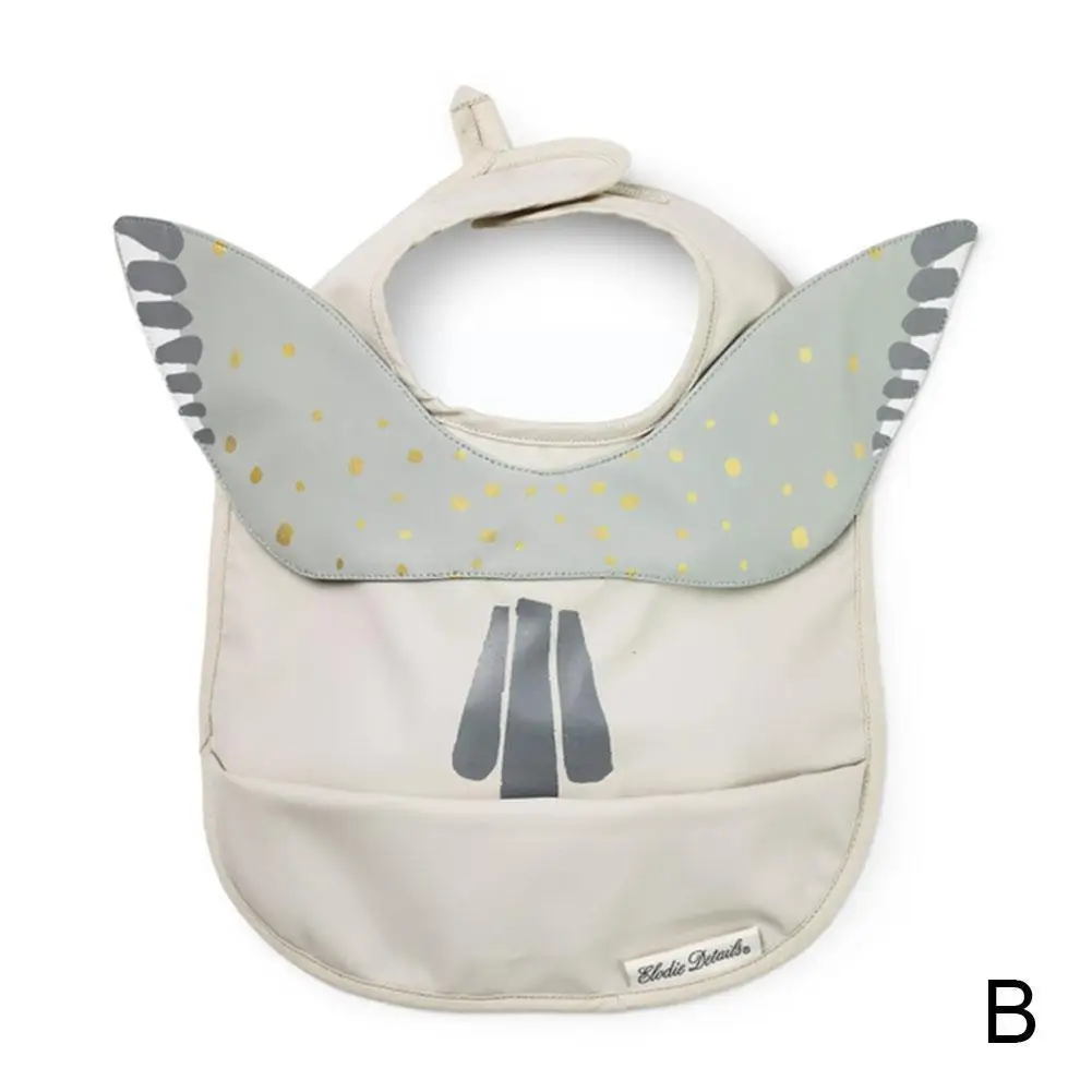 

Японские детские слюнявчики из искусственной кожи с мультяшным рисунком, карманное полотенце для кормления, одежда для мальчиков и девочек...