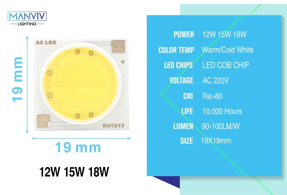 10 шт. светодиодный светильник-чип COB Smart IC 3 Вт 5 Вт 7 Вт 9 Вт 12 Вт 15 Вт 18 Вт 20 Вт 30 Вт 50 Вт 220 в 230 В светодиодный светильник IP65 светодиодный DIY для наводнения светильник
