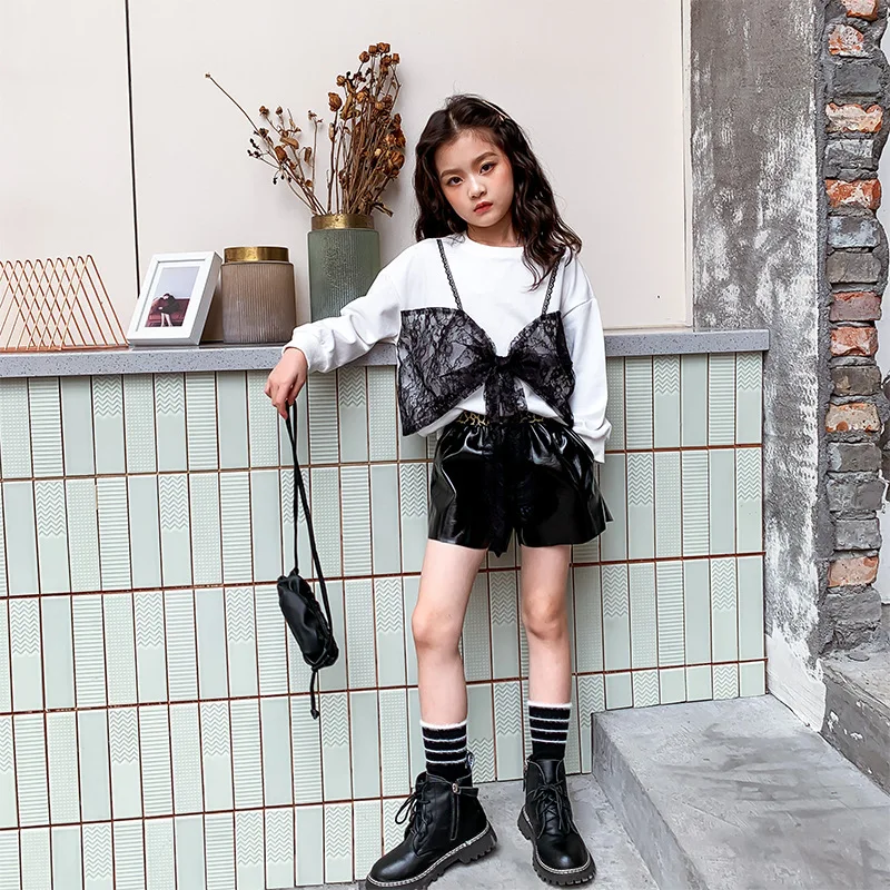 Оригинальная детская одежда новый осенний свитер в полоску для девочек 2020 модный