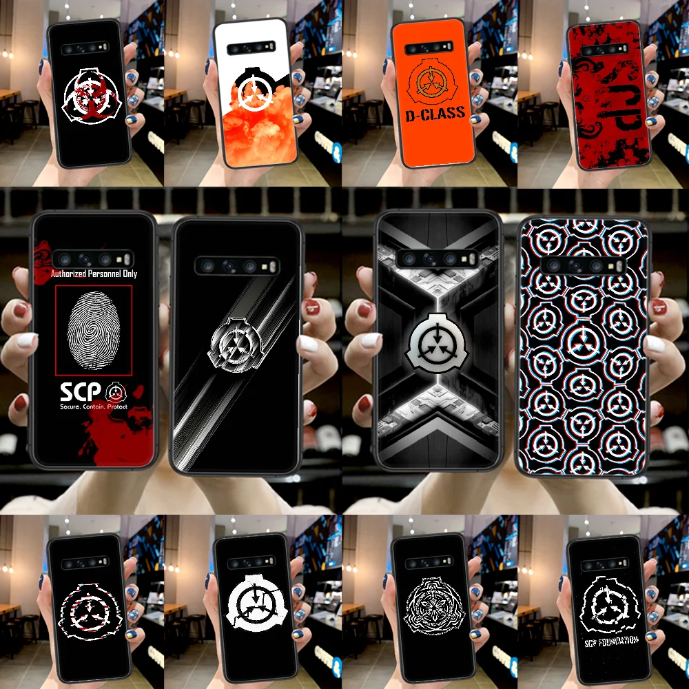 Специальный сдерживающий чехол Scp для телефона Samsung Galaxy Note S 8 9 10 20 Plus E Lite Uitra black Cell